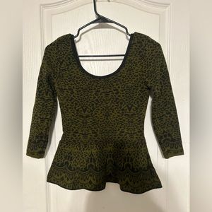Leopard print blouse